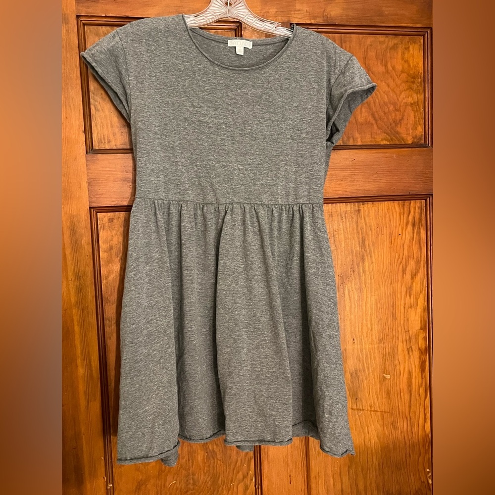 Gray Abound Knit Shirt Dress Size Small